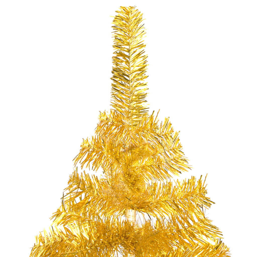 Künstlicher Weihnachtsbaum mit Ständer Golden 240 cm PET