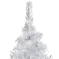 Thumbnail for Künstlicher Weihnachtsbaum mit Ständer Silbern 240 cm PET