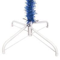 Thumbnail for Schlanker Weihnachtsbaum Blau 150 cm