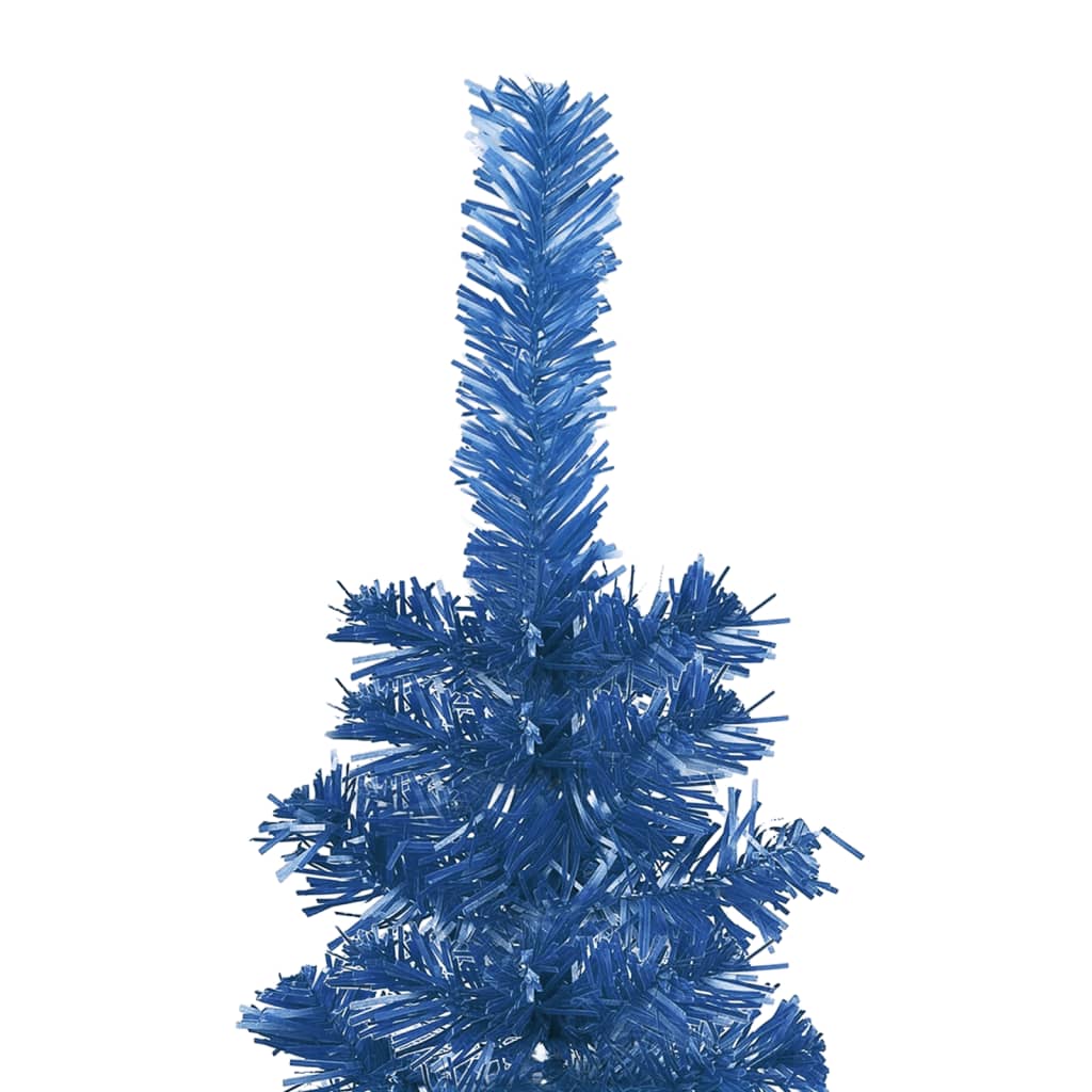 Schlanker Weihnachtsbaum Blau 210 cm