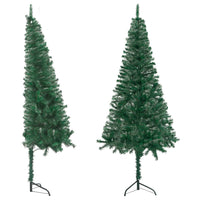 Thumbnail for Künstlicher Eck-Weihnachtsbaum Grün 240 cm PVC