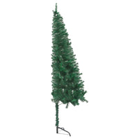 Thumbnail for Künstlicher Eck-Weihnachtsbaum Grün 240 cm PVC