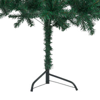 Thumbnail for Künstlicher Eck-Weihnachtsbaum Grün 240 cm PVC