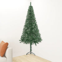 Thumbnail for Künstlicher Eck-Weihnachtsbaum Grün 240 cm PVC