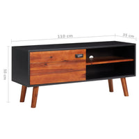 Thumbnail for TV-Schrank 110x35x50 cm Massivholz Akazie und MDF