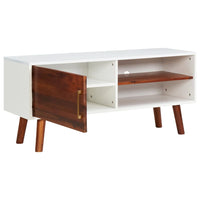 Thumbnail for TV-Schrank 110x35x50 cm Massivholz Akazie und MDF