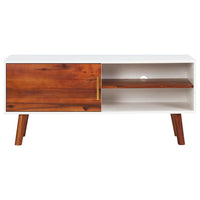 Thumbnail for TV-Schrank 110x35x50 cm Massivholz Akazie und MDF
