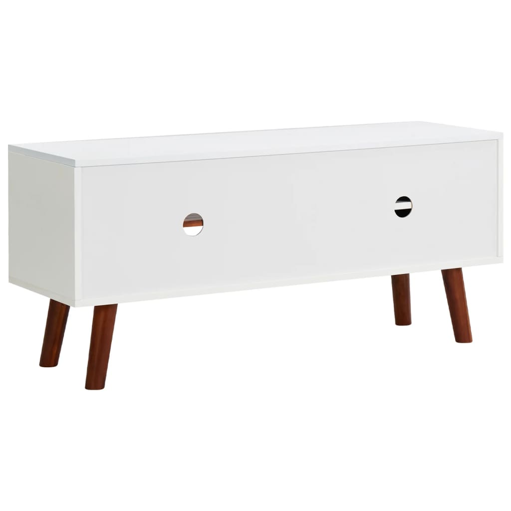 TV-Schrank 110x35x50 cm Massivholz Akazie und MDF