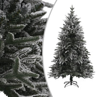 Thumbnail for Künstlicher Weihnachtsbaum Beschneit Grün 150 cm PVC PE