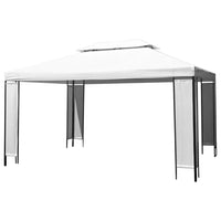 Thumbnail for Pavillon mit LED-Lichterkette Weiß 3x4 m