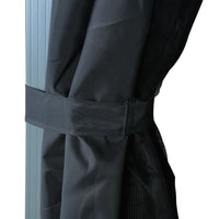 Thumbnail for Pavillon mit Vorhängen & LED-Lichterkette 300x300 cm Anthrazit Alu