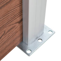Thumbnail for Zaunelement Set WPC 699x146 cm Braun