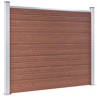 Thumbnail for Zaunelement Set WPC 872x146 cm Braun