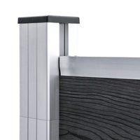 Thumbnail for Zaunelement Set WPC 872x146 cm Grau