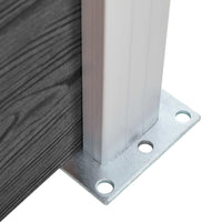 Thumbnail for Zaunelement Set WPC 872x146 cm Schwarz