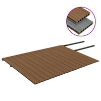 Thumbnail for WPC Terrassendielen mit Zubehör Braun und Grau 35 m² 4 m
