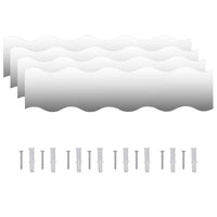 Thumbnail for Wandspiegel 4 Stk. 100x23 cm Wellenförmig Glas