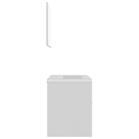 Thumbnail for Badmöbel-Set Weiß Holzwerkstoff