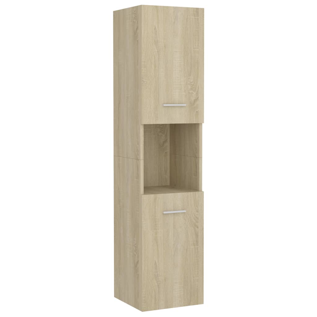 Badmöbel-Set Sonoma-Eiche Holzwerkstoff