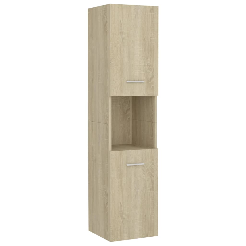 Badmöbel-Set Sonoma-Eiche Holzwerkstoff