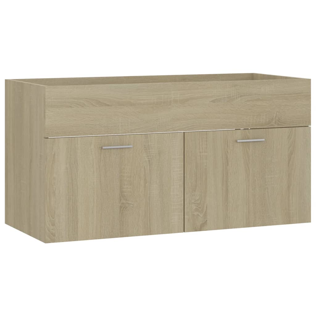 Badmöbel-Set Sonoma-Eiche Holzwerkstoff
