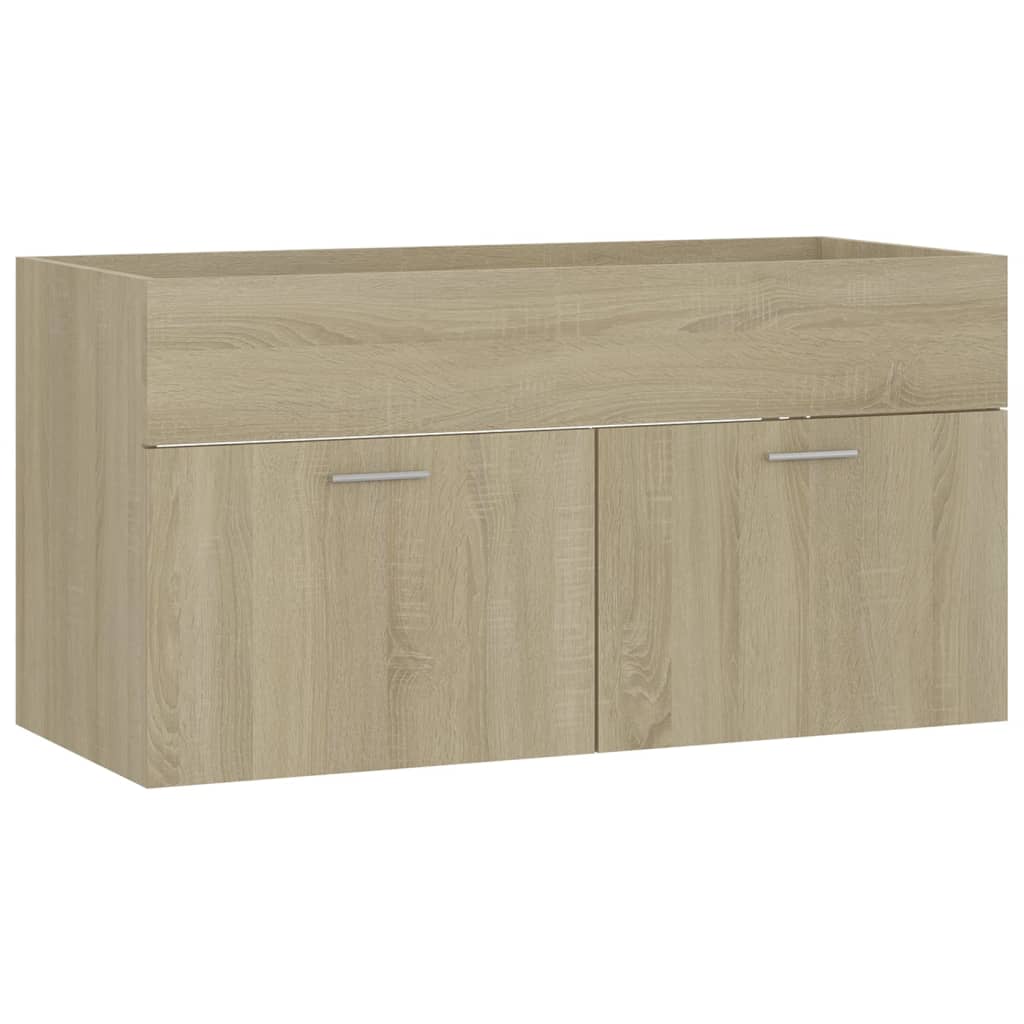 Badmöbel-Set Sonoma-Eiche Holzwerkstoff