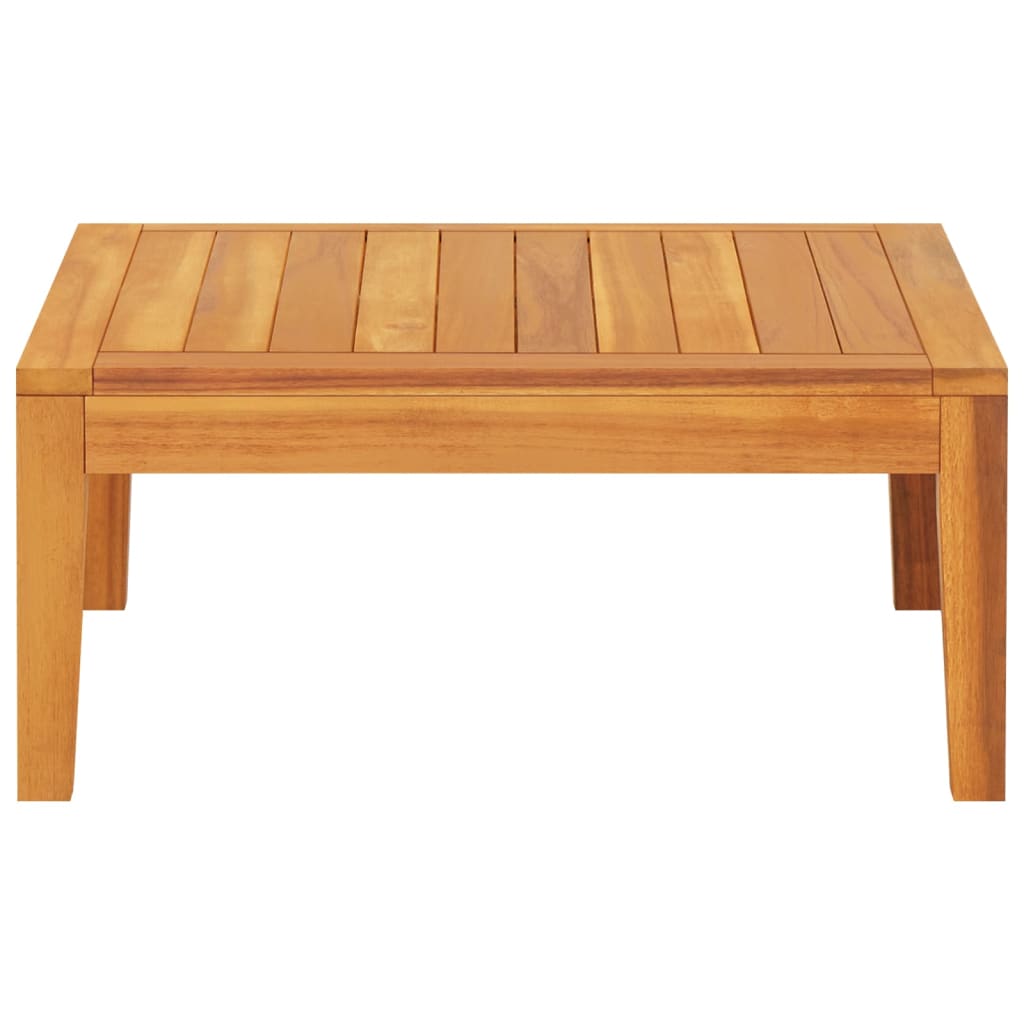Gartentisch 64x64x29 cm Massivholz Akazie