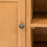 Thumbnail for TV-Schrank 110x35x44 cm Massivholz Eiche