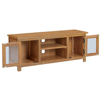 Thumbnail for TV-Schrank 110x35x44 cm Massivholz Eiche