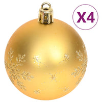 Thumbnail for 70-tlg. Weihnachtskugel-Set Golden und Rot