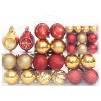 Thumbnail for 108-tlg. Weihnachtskugel-Set Golden und Rot