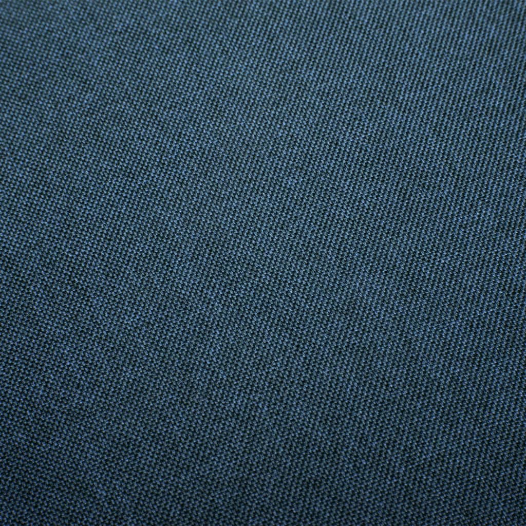 Esszimmerstühle 2 Stk. Drehbar Blau Stoff