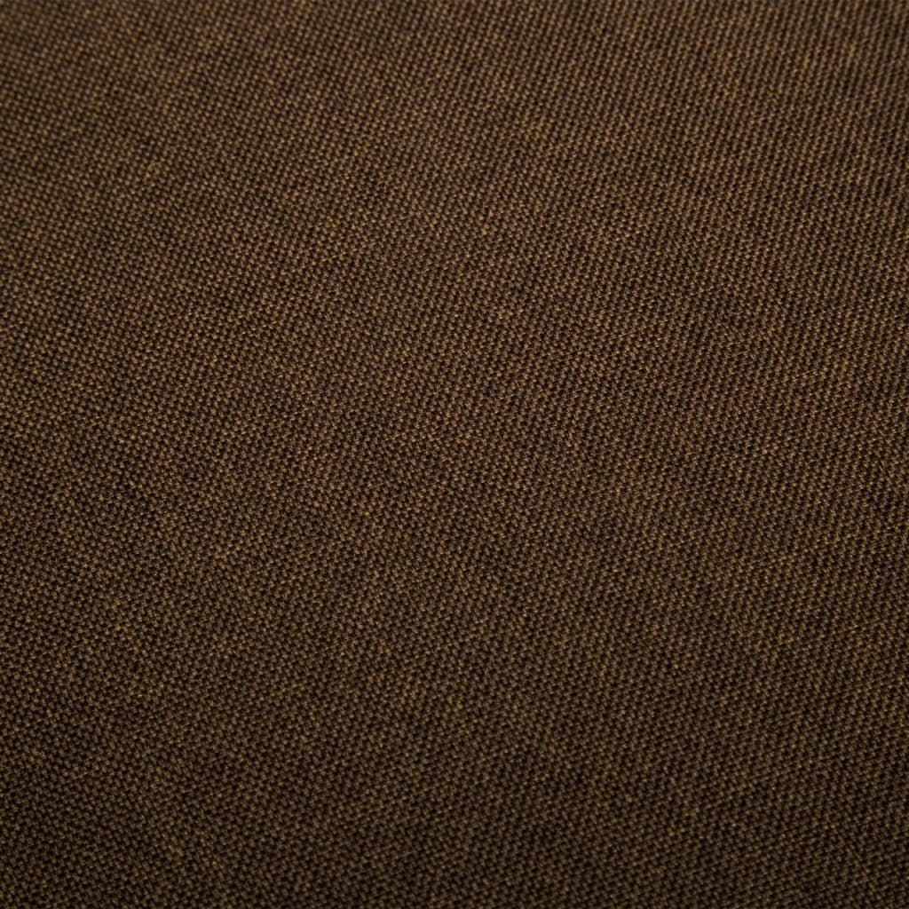 Esszimmerstühle 2 Stk. Drehbar Braun Stoff