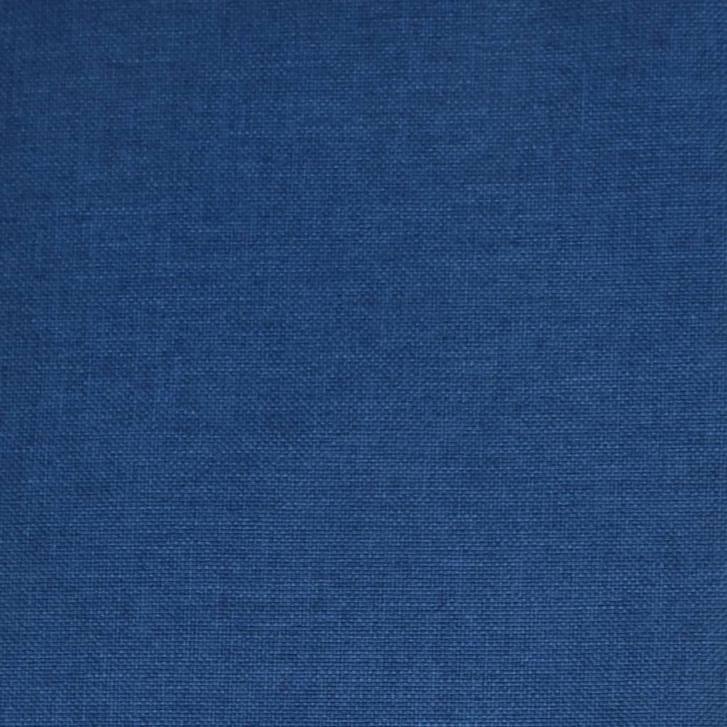 Esszimmerstühle 2 Stk. Drehbar Blau Stoff