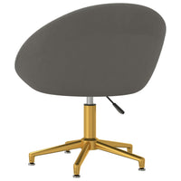 Thumbnail for Esszimmerstuhl Dunkelgrau Samt