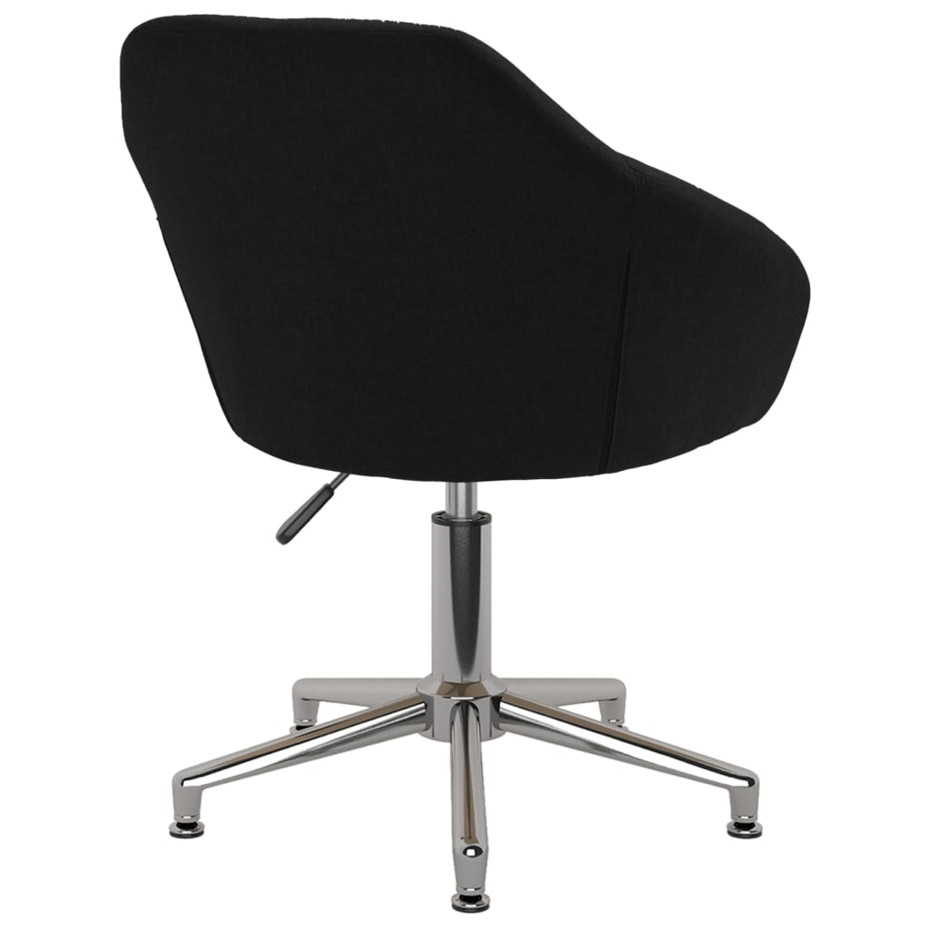 Bürostuhl Drehbar Schwarz Stoff