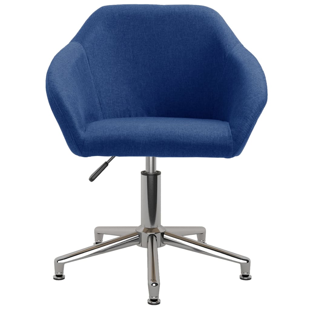 Bürostuhl Drehbar Blau Stoff