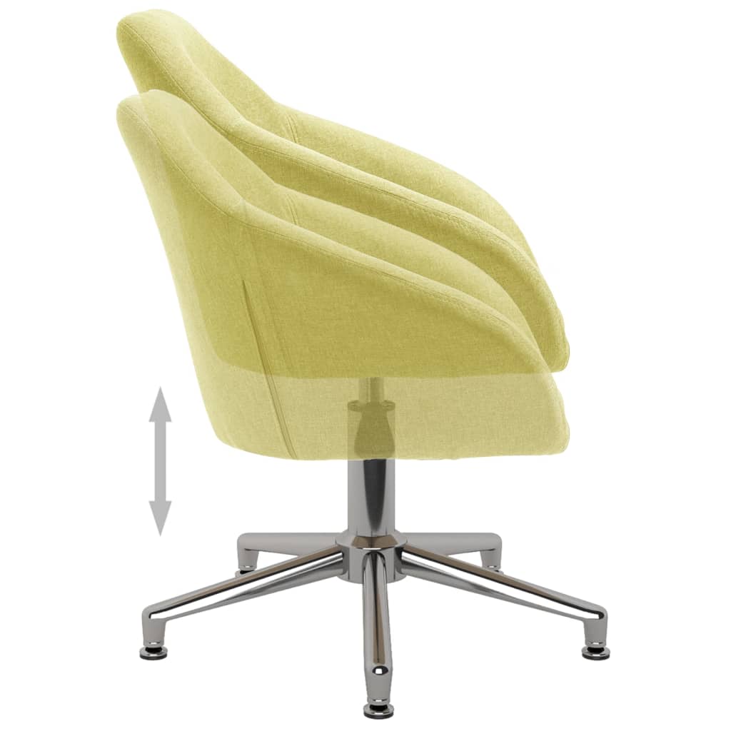 Bürostuhl Drehbar Grün Stoff