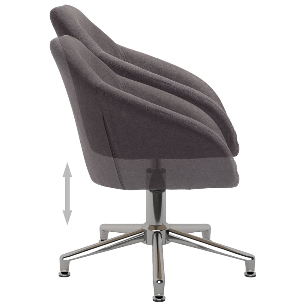 Bürostuhl Drehbar Taupe Stoff