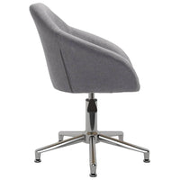 Thumbnail for Esszimmerstühle 2 Stk. Drehbar Hellgrau Stoff