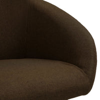 Thumbnail for Esszimmerstühle 2 Stk. Drehbar Dunkelbraun Stoff