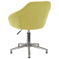 Thumbnail for Esszimmerstühle 2 Stk. Drehbar Grün Stoff