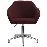 Thumbnail for Esszimmerstühle 2 Stk. Drehbar Lila Stoff