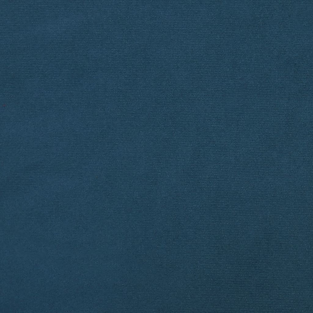 Esszimmerstühle 2 Stk. Drehbar Blau Samt