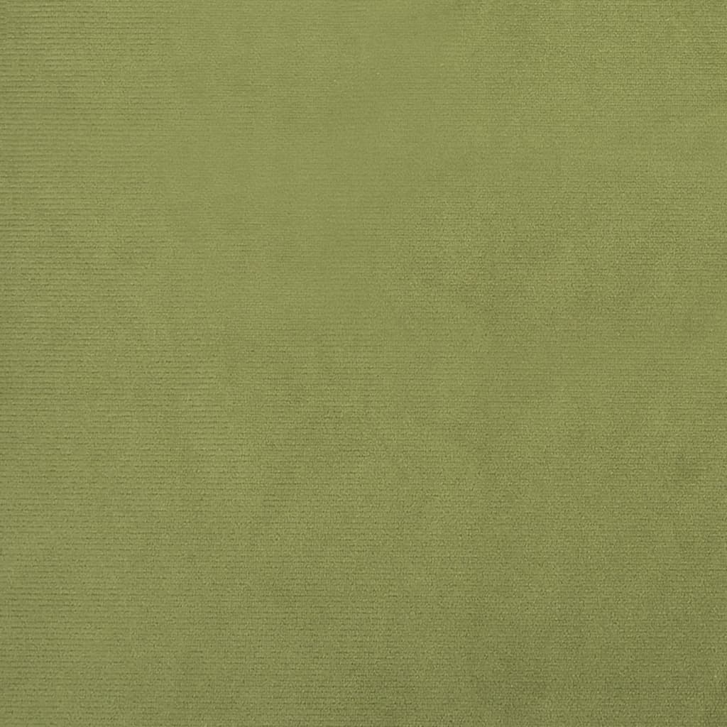 Esszimmerstühle 2 Stk. Drehbar Hellgrün Samt