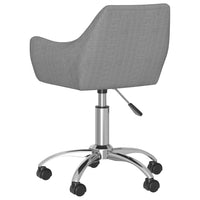 Thumbnail for Esszimmerstuhl Drehbar Hellgrau Stoff