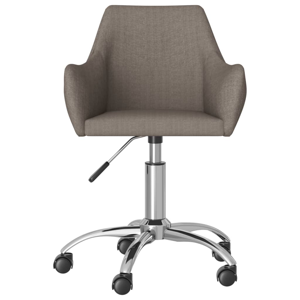 Esszimmerstuhl Drehbar Taupe Stoff