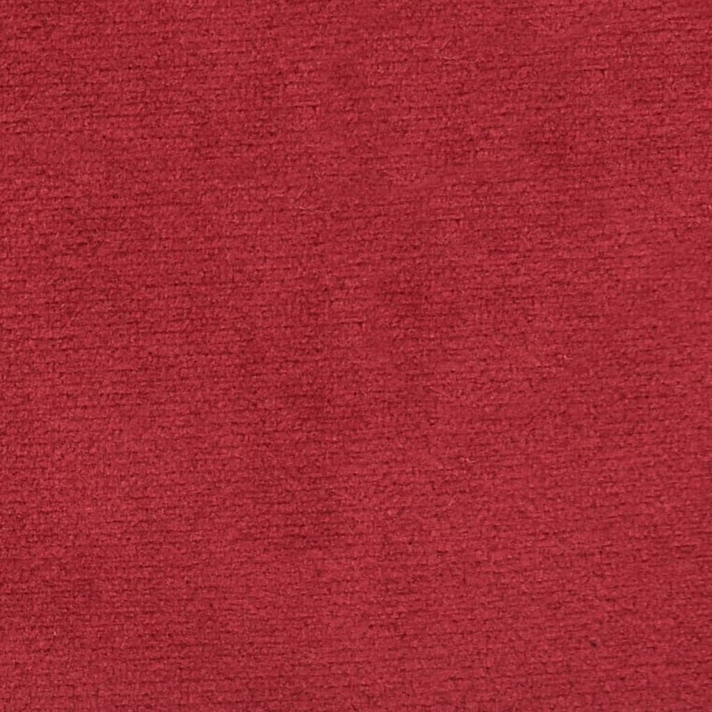 Esszimmerstuhl Drehbar Weinrot Samt