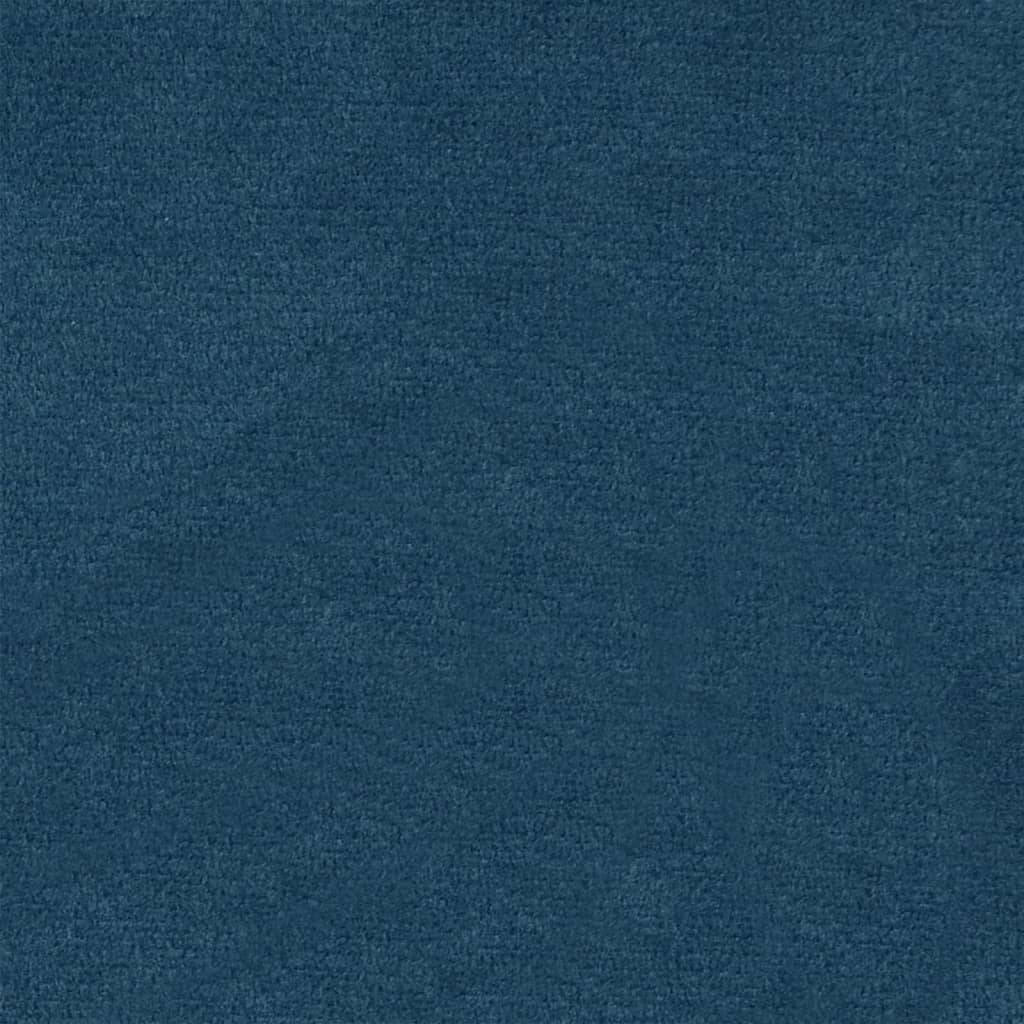 Esszimmerstühle 2 Stk. Drehbar Blau Samt