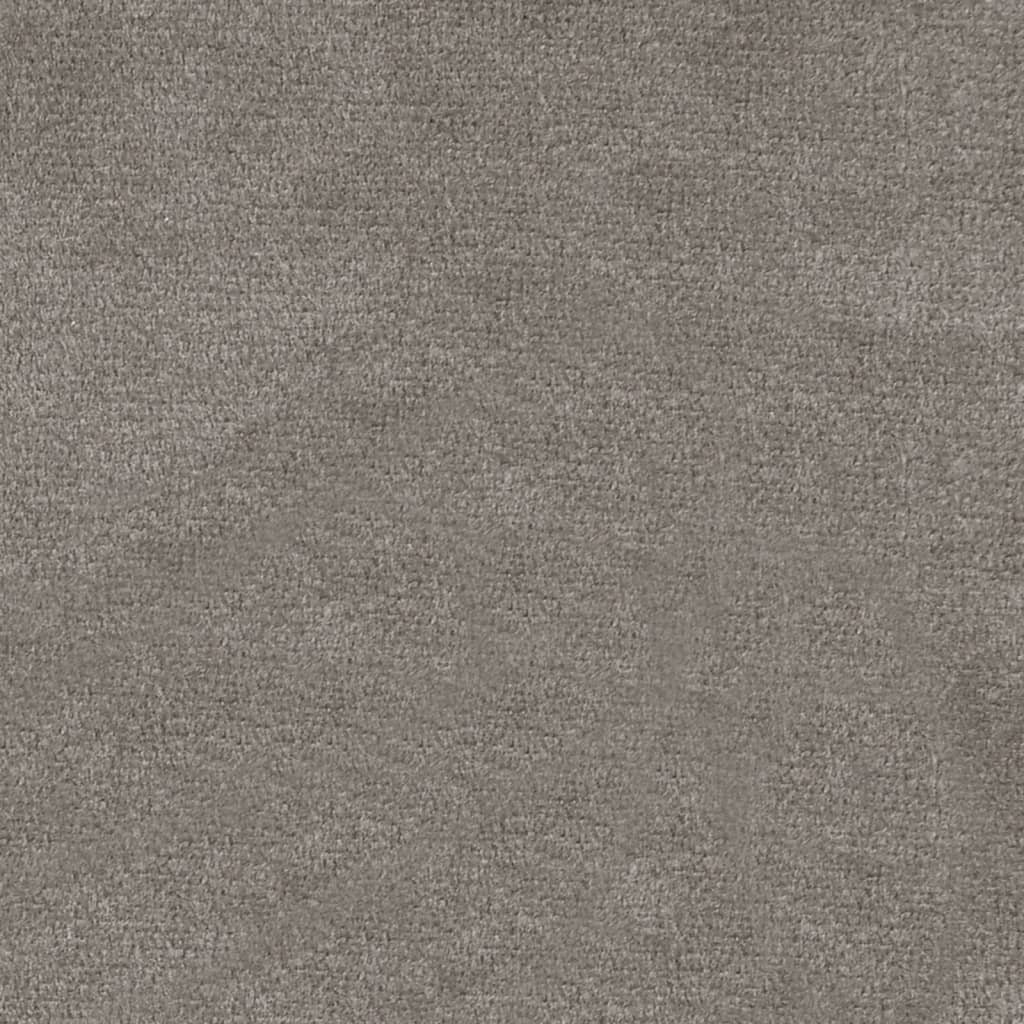 Esszimmerstühle 2 Stk. Drehbar Hellgrau Samt